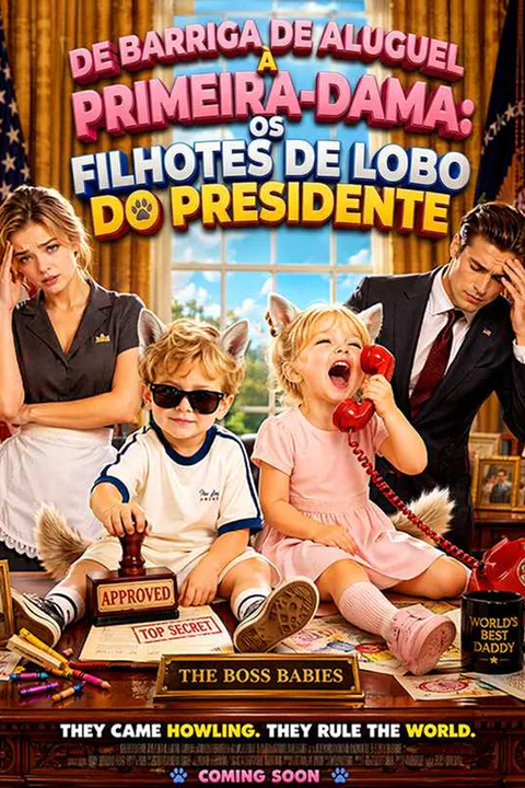 Pôster de (Dublado) De Barriga de Aluguel à Primeira-dama: Os Filhotes de Lobo do Presidente