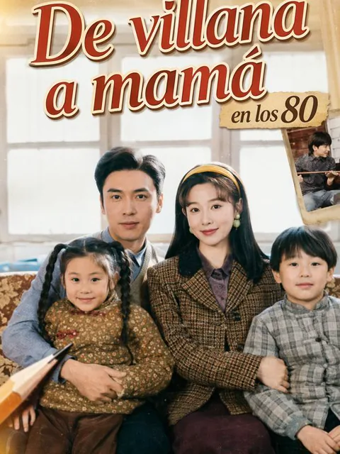 Póster de De villana a mamá en los 80