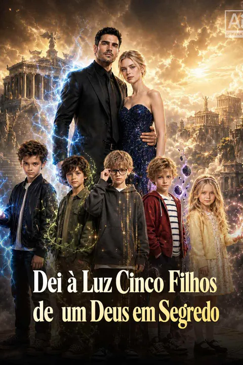 Pôster de Dei à Luz Cinco Filhos de um Deus em Segredo