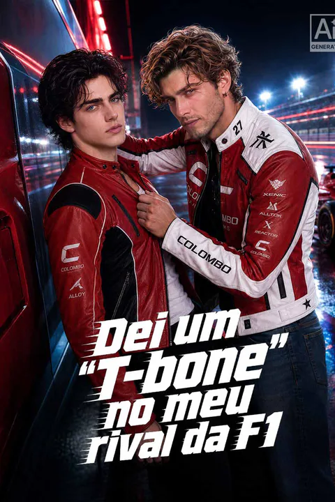 Pôster de Dei um "T-bone" no meu rival da F1