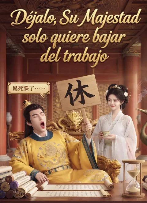 Póster de Déjalo, Su Majestad solo quiere bajar del trabajo