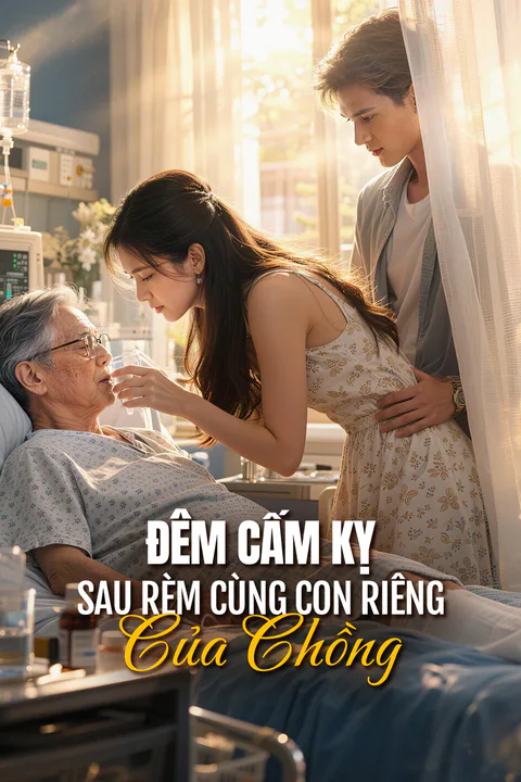 Poster Đêm Cấm Kỵ: Sau Rèm Cùng Con Riêng Của Chồng