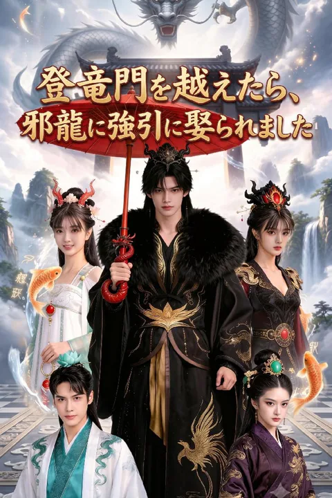 登竜門を越えたら、邪龍に強引に娶られましたのポスター