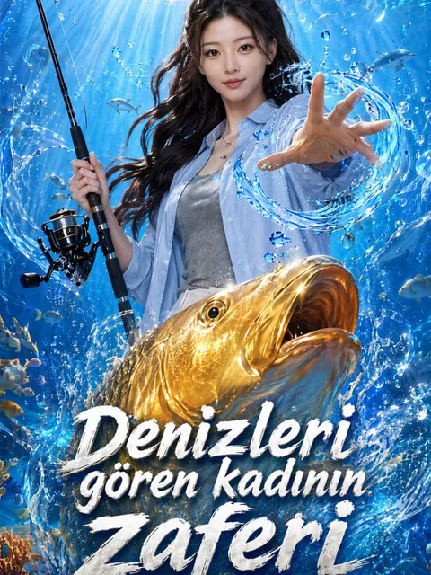 Denizleri gören kadının zaferi afişi