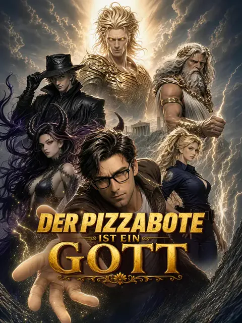 Poster von Der Pizzabote ist ein Gott
