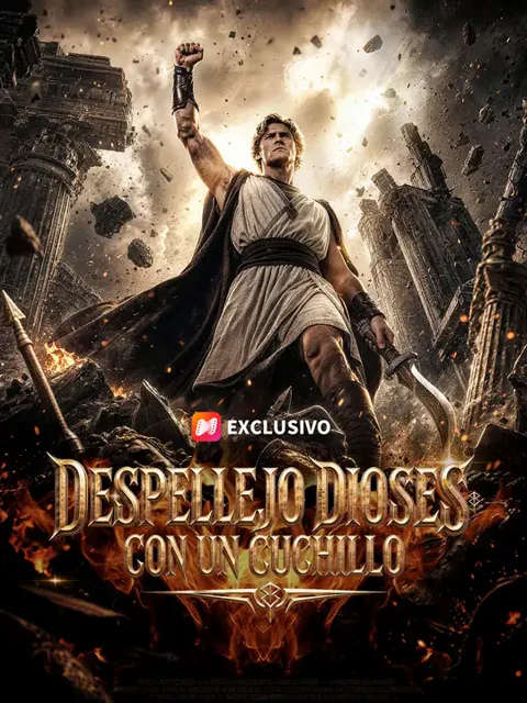 Póster de Despellejo dioses con un cuchillo