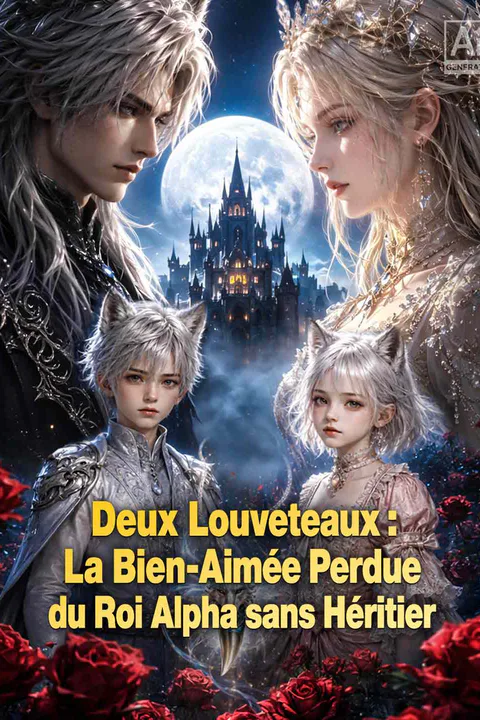 Affiche de Deux Louveteaux : La Bien-Aimée Perdue du Roi Alpha sans Héritier
