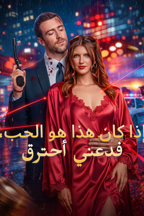 ملصق إذا كان هذا هو الحب، فدعني أحترق-1