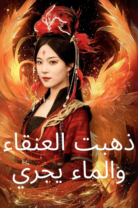 ملصق ذهبت العنقاء والماء يجري