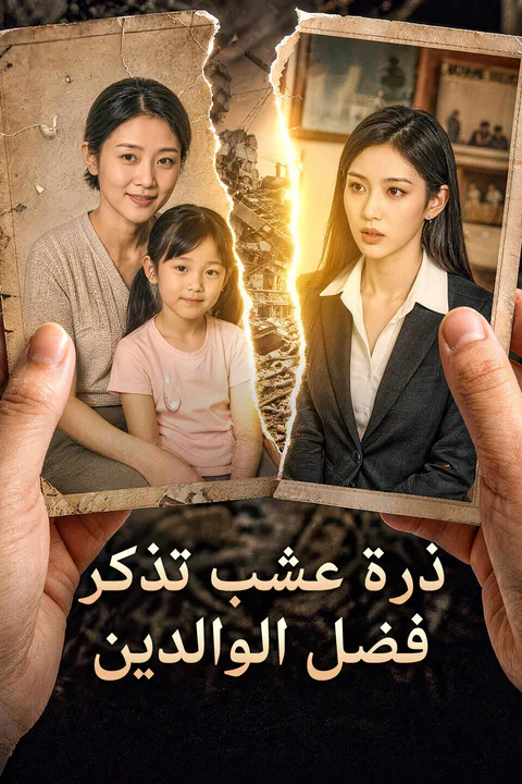 ملصق ذرة عشب تذكر فضل الوالدين