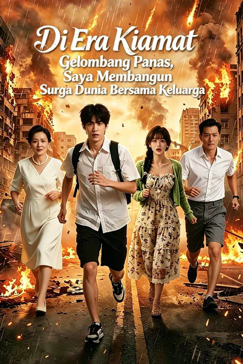 Poster Di Era Kiamat Gelombang Panas, Saya Membangun Surga Dunia Bersama Keluarga