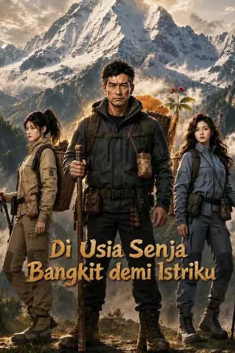 Poster Di Usia Senja Bangkit demi Istriku