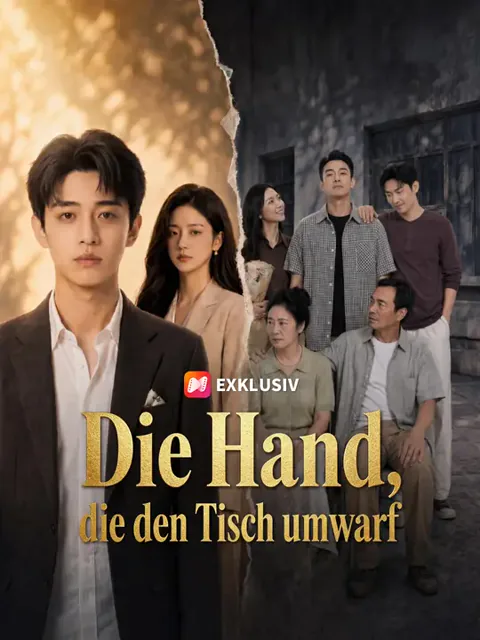 Poster von Die Hand, die den Tisch umwarf