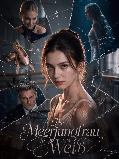 Poster von Die Meerjungfrau in Weiß