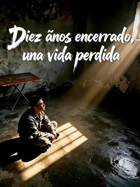 Póster de Diez años encerrado, una vida perdida