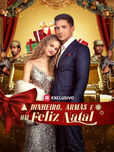 Pôster de Dinheiro, Armas e um Feliz Natal