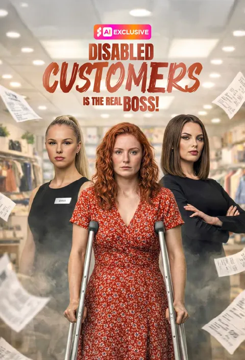 DISABLED CUSTOMER IS THE REAL BOSS poster