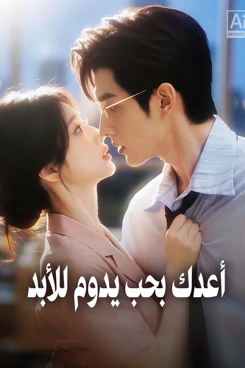 ملصق أعدك بحب يدوم للأبد