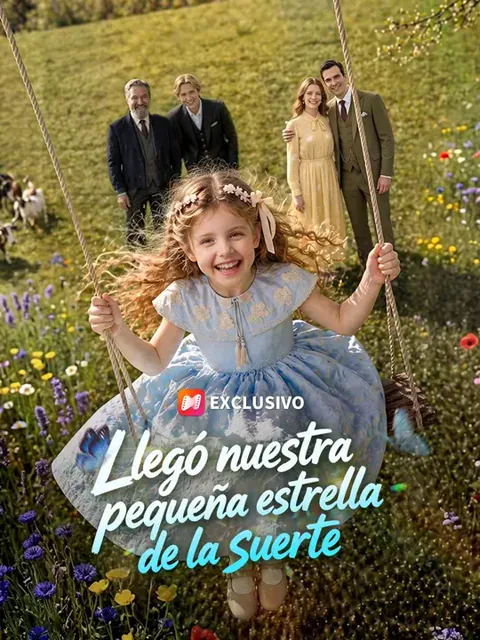 Póster de (Doblado) Llegó nuestra pequeña estrella de la suerte