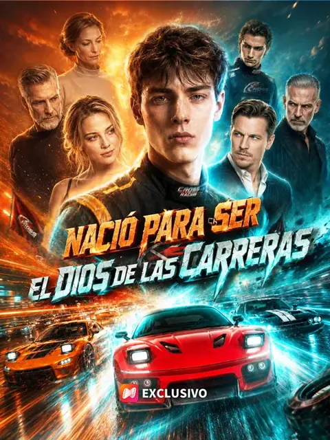 Póster de (Doblado) Nació para ser el Dios de las Carreras