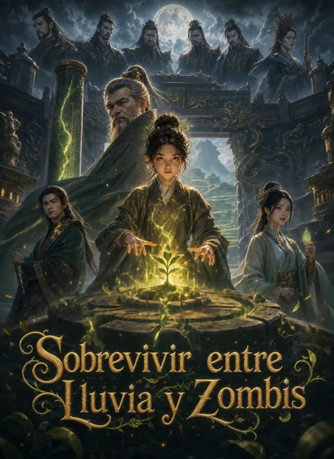 Póster de [Doblado]Sobrevivir entre Lluvia y Zombis