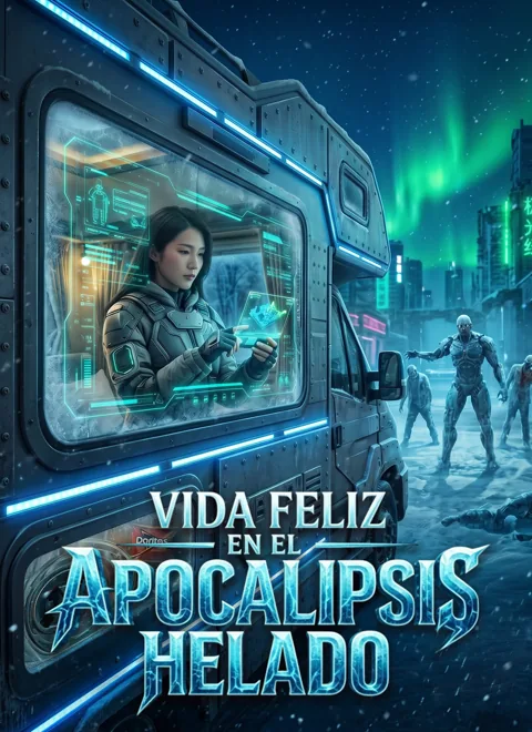 Póster de [Doblado]Vida feliz en el apocalipsis helado