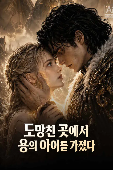 도망친 곳에서 용의 아이를 가졌다 포스터