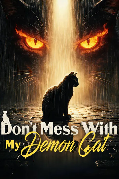 Don't Mess With My Demon Cat poster