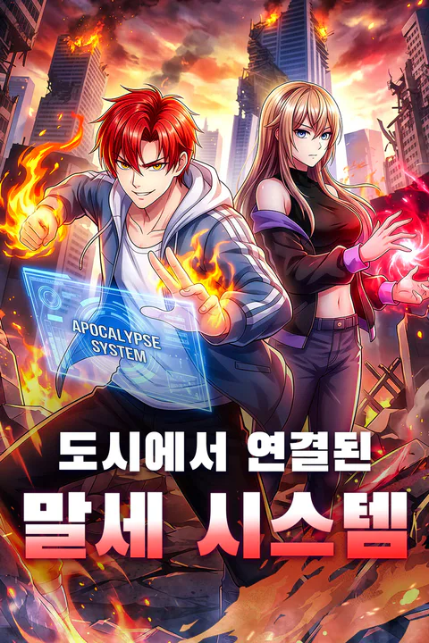 도시에서 연결된 말세 시스템 포스터