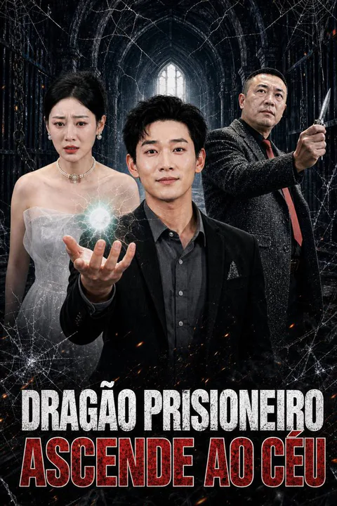 Pôster de Dragão Prisioneiro Ascende ao Céu