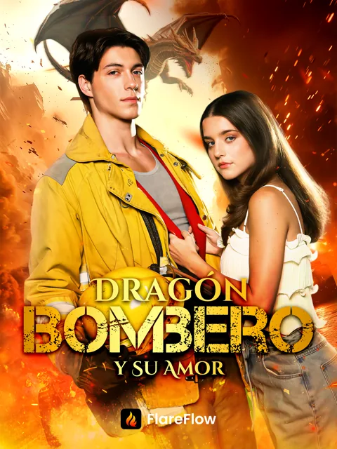 Póster de Dragón Bombero y Su Amor