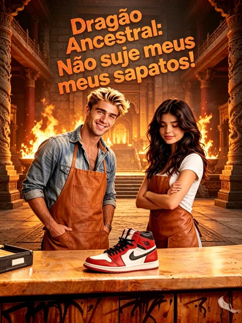 Pôster de Dragão Ancestral: Não suje meus sapatos!