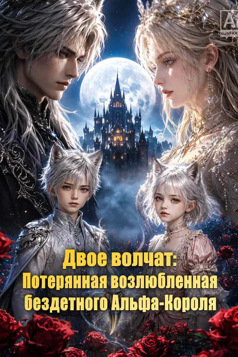 Постер «Двое волчат: Потерянная возлюбленная бездетного Альфа-Короля»