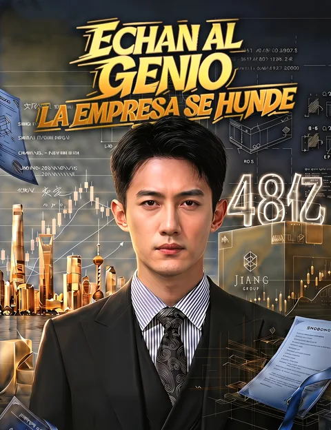 Póster de Echan al genio, la empresa se hunde