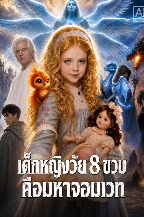 โปสเตอร์ เด็กหญิงวัย 8 ขวบคือมหาจอมเวท