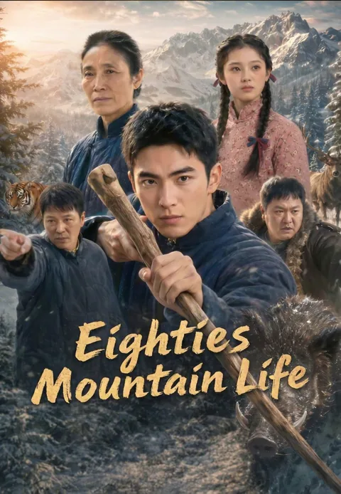 Eighties Mountain Life poster