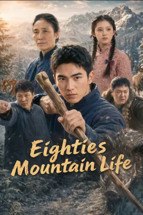 Eighties Mountain Life poster