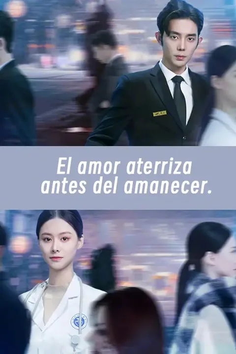 Póster de El amor aterriza antes del amanecer