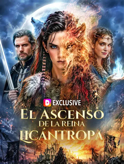 Póster de El Ascenso de la Reina Licántropa(Doblado)
