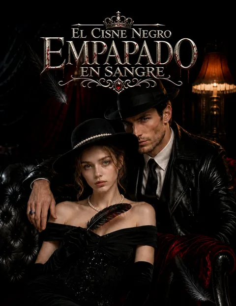 Póster de El Cisne Negro empapado en sangre