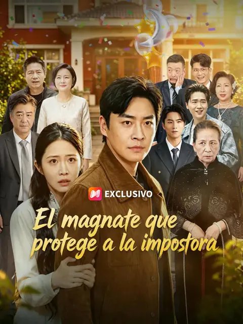 Póster de El magnate que protege a la impostora