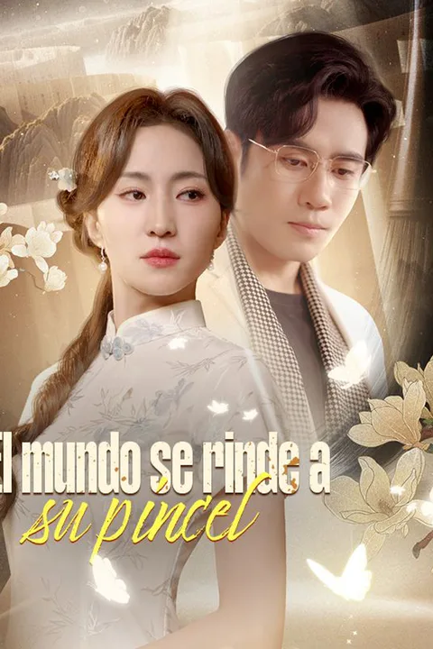 Póster de El mundo se rinde a su pincel