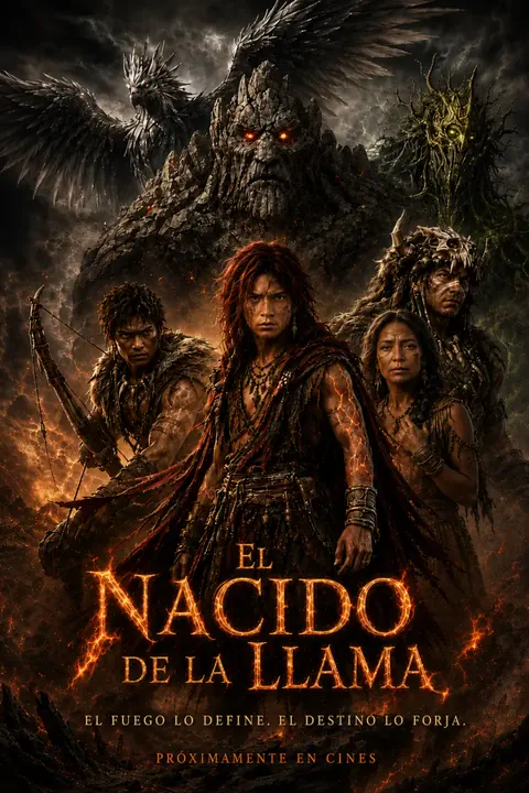 Póster de El Nacido de la Llama