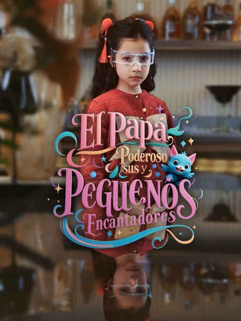 Póster de El Papá Poderoso y sus Pequeños Encantadores