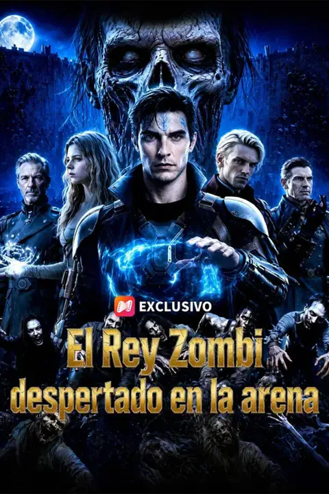 Póster de (Doblado) El Rey Zombi despertado en la arena