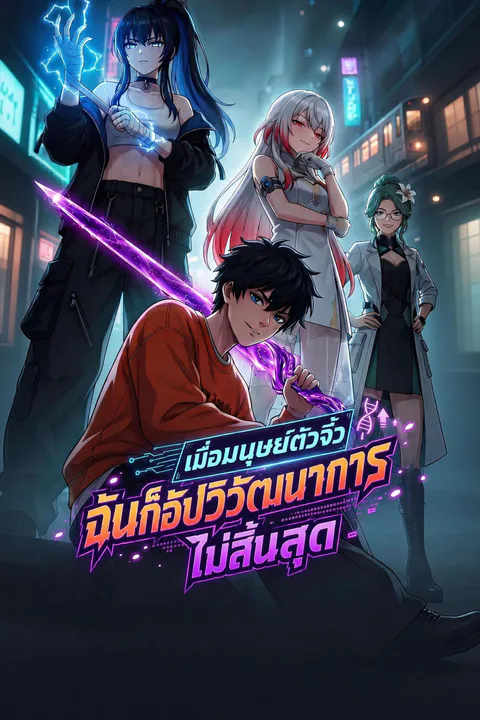 โปสเตอร์ เมื่อมนุษย์ตัวจิ๋ว ฉันก็อัปวิวัฒนาการไม่สิ้นสุด