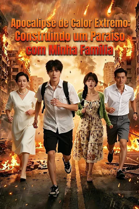 Póster de En el apocalipsis de olas de calor, construyo un paraíso terrenal con mi familia
