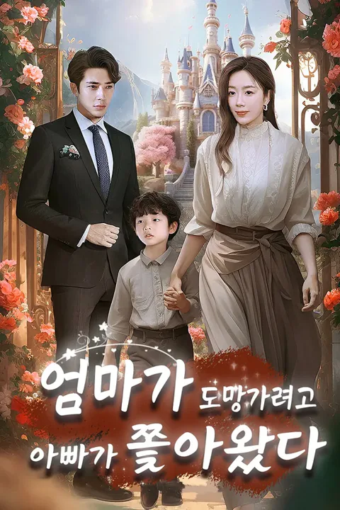 엄마가 도망가려고 아빠가 쫓아왔다 포스터