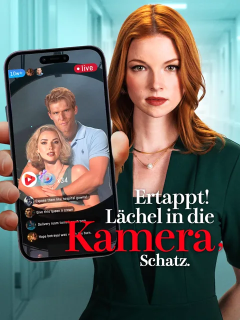 Poster von Ertappt! Lächel in die Kamera, Schatz