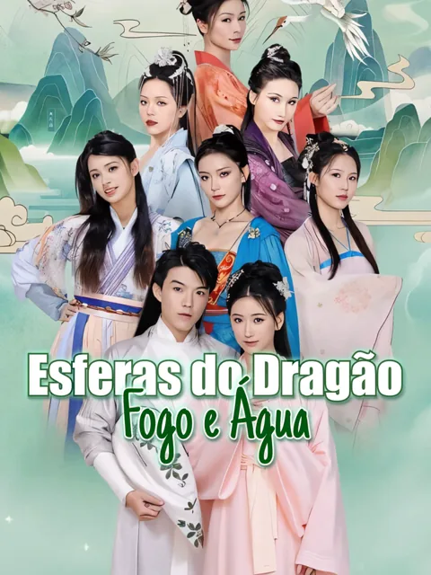 Pôster de Esferas do Dragão: Fogo e Água